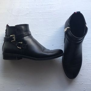 Tommy Hilfiger Black Booties